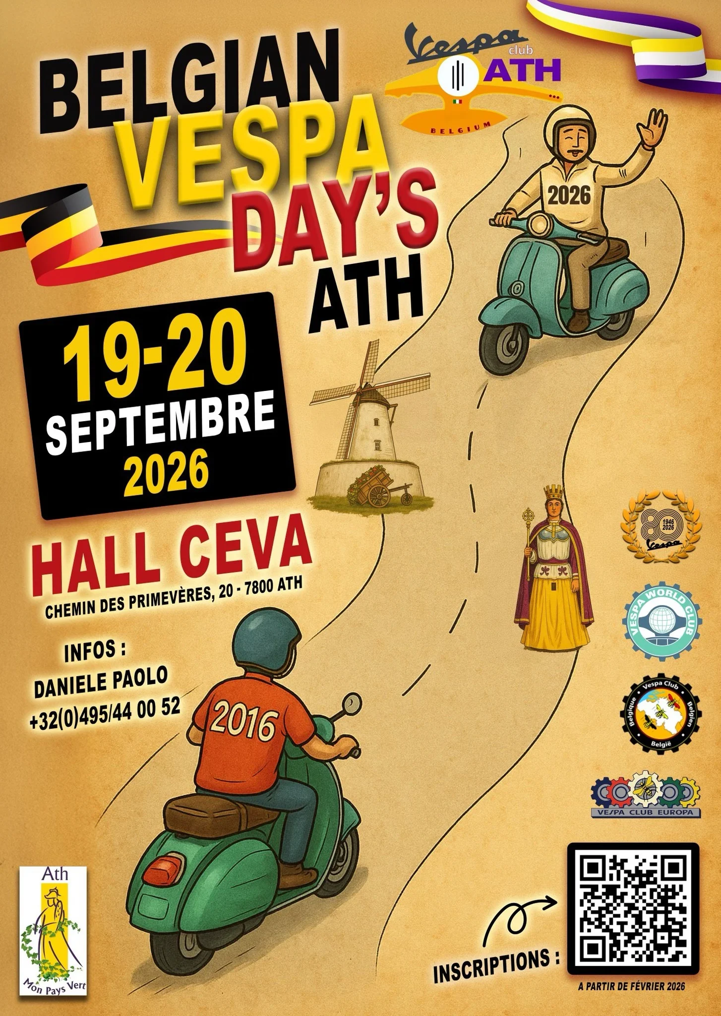 Belgian Vespa Days, VC Ath — 19–20 september